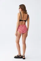 Kadın Pedli Yüksek Bel Bikini Takımı - Siyah Akbeniz 35016 Siyah görsel 6