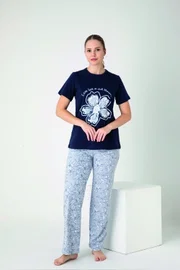 Kadın Penye Süprem Kısa Kol Pijama Takım Confeo C840-933
