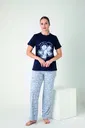 Kadın Penye Süprem Kısa Kol Pijama Takım Confeo C840-933