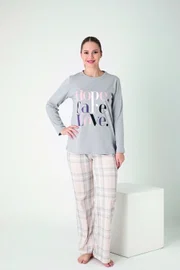 Kadın Penye Süprem Uzun Kol Pijama Takım Confeo C840-923