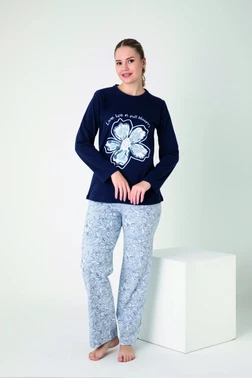 Kadın Penye Süprem Uzun Kol Pijama Takım Confeo C840-930