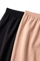 Kadın Polyester Jüpon Uzun Astar İnce Bel Lastikli Özel Tasarım Öts 4675 farklı açı