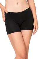 Kadın Premium Kumaş Modal Pamuklu Esnek Rahat Mini Boxer Şort Tayt Özkan 27782 Siyah görsel 6