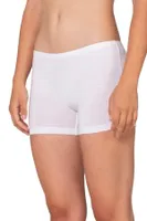 Kadın Premium Kumaş Modal Pamuklu Esnek Rahat Mini Boxer Şort Tayt Özkan 27782 Beyaz farklı açı