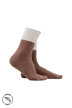 Mısırlı Kadın Soft Peluş Termal 6 Çift Kutulu Soket Çorap Çok Renkli Mısırlı KSKT000030 - Alternatif Görünüm