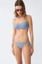 Kadın Straplez Mavi Bikini Takımı Akbeniz 35019