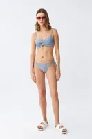 Kadın Straplez Mavi Bikini Takımı Akbeniz 35019 Mavi farklı açı