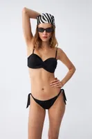 Kadın Straplez Siyah Bikini Takımı Akbeniz 35020 Siyah farklı açı