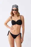Kadın Straplez Siyah Bikini Takımı Akbeniz 35020 Siyah