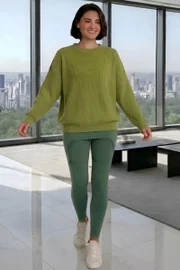 Kadın T-Shirt Pantolon Takımı Doreanse 4484