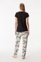 Kadın T-Shirt ve Pantolon Takım Anıl 11361 detay görünüm