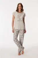 Kadın T-Shirt ve Pantolon Takım Anıl 11383 görsel 4