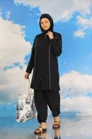 Kadın Tam Tesettür Lacivert Mayo Akbeniz 31060 Lacivert
