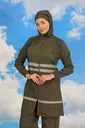 Kadın Tam Tesettür Mayo Haki Akbeniz 31061
