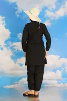 Kadın Tam Tesettür Mayo Siyah Akbeniz 31062 Siyah görsel 5