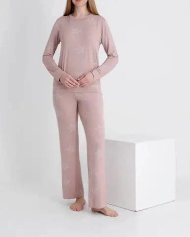 Kadın Uzun Kollu Pijama Takımı Confeo C840-852