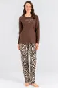 Kadın Uzun Kollu Pijama Takımı Pierre Cardin 8410