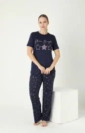 Kadın Viskon Kısa Kol Pijama Takım Confeo C840-904