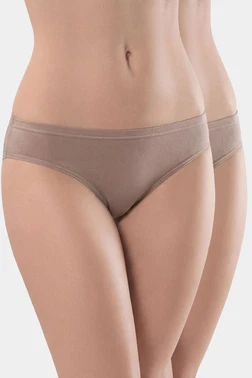 Türen Kadın Vizon 2li Pamuklu Bikini Külot Türen 230/Vizon