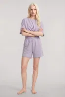 Kadın Yeşil Kısa Kollu Şortlu Pijama Takımı Akbeniz Y1300 görsel 12