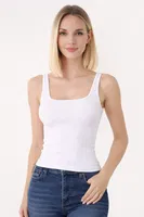 Kare Yaka Seamless Body NBB 2432 Beyaz görsel 4