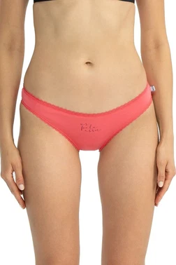 Us. POLO Assn. Karışık Desen Pamuklu 3'lü Slip Külot-Mercan Us. POLO Assn. 66432