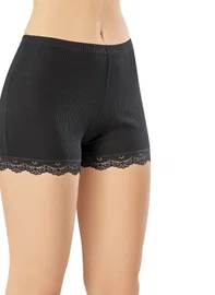Kaşkorse Paça Dantelli Kadın Şort Külot Kota 5022
