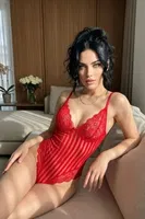 Kırmızı Dantel Detaylı Fantazi Babydoll NightLight 3345 Kırmızı