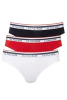 Klasik Polo Renkli Pamuklu 3'lü Paket Slip Külot Us. POLO Assn. 66466 Görsel