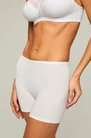 KOM Base Pamuklu Short Külot Beyaz farklı açı