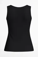 KOM Basic 2'li Singlet Kadın Atlet Siyah görsel 8