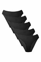 KOM Basic 5'li Slip Külot Siyah görsel 4