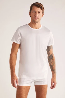 KOM Elite Bisiklet Yaka Pamuk Merserize Erkek T-Shirt