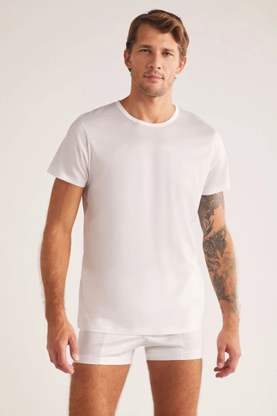 KOM Elite Bisiklet Yaka Pamuk Merserize Erkek T-Shirt