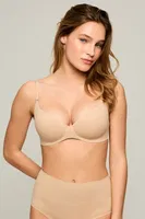 KOM Linda Dikişsiz Push Up Dolgulu Sütyen Ten görsel 5