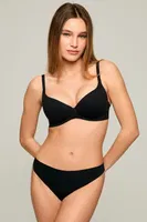 KOM Pamela 2'li Dikişsiz String Külot Siyah farklı açı