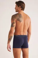 KOM Tight Pamuklu 2'li Erkek Boxer Lacivert görsel 6