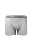 KOM Tight Pamuklu 2'li Erkek Boxer Gri Melanj görsel 19