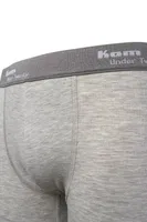 KOM Tight Pamuklu 2'li Erkek Boxer Gri Melanj görsel 20