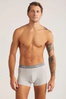 KOM Tight Pamuklu 2'li Erkek Boxer Gri Melanj görsel 21