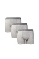 KOM Tight Pamuklu 3'lü Erkek Boxer Gri Melanj görsel 6