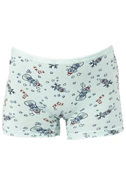 Karışık Baskılı Kız Çocuk Boxer 12Li Kota 3400
