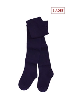 Kozal Kozal 3'lü Termal Havlu Çocuk Külotlu Çorap CKOZ01441-1 Ekru