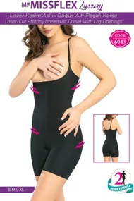 Lazer Kesim Göğüs Altı Paçalı Korse MF Miss Flex 6043