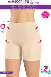 Lazer Kesim Silikonlu Boxer MF Miss Flex 6027