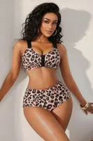 Leopar Desenli Sütyen Kilot Takımı Ruselin 5153 Leopar