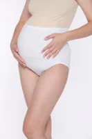 Likralı Hamile Külot Beyaz 3'lü Paket Yıldız 3640 Beyaz