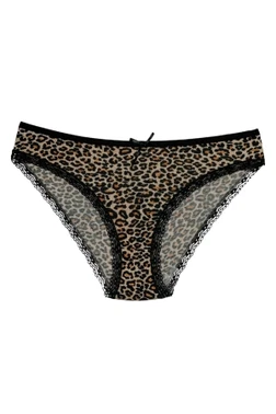 Yıldız Çamaşır Likralı Leopar Desen Bikini Kadın Külot 6'lı Paket Yıldız 3793 - Alternatif Görünüm