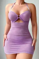 Lila Transpran Fantazi Gecelik Beleng 6082 Lila
