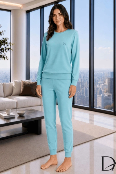 Mavi Kadın T-Shirt Pantolon Takımı Doreanse 4485